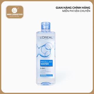 Nước tẩy trang tươi mát 3 In 1 L'Oreal Paris Micellar Water Refreshing 400ml