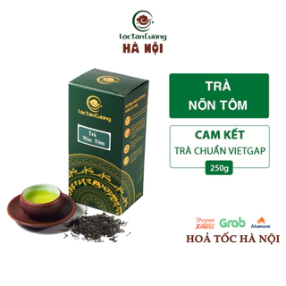 Chè Thái Nguyên Nõn Tôm Lộc Tân Cương Hộp 250g - Chè Thái Nguyên Cao Cấp, Chuẩn VietGap