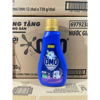 Nước giặt OMO Matic Comfort Hương Oải Hương chai 720g dành của máy giặt cửa trước