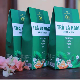 Combo 2 hộp Trà Lá Nam Như Ý hộp 70g tác dụng nhuận tràng, tốt cho hệ tiêu hóa, đánh bay mỡ bụng, giảm cân hiệu quả