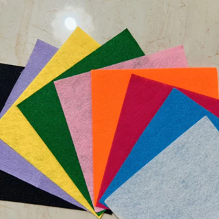 Tấm vải nỉ dạ nhiều màu sắc dùng làm handmade