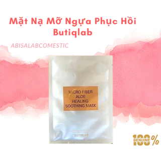 Mặt Nạ Mỡ Ngựa Butiqlab Micro Fiber Aloe Healing Soothing Mask Nuôi Dưỡng Phục hồi Làn Da