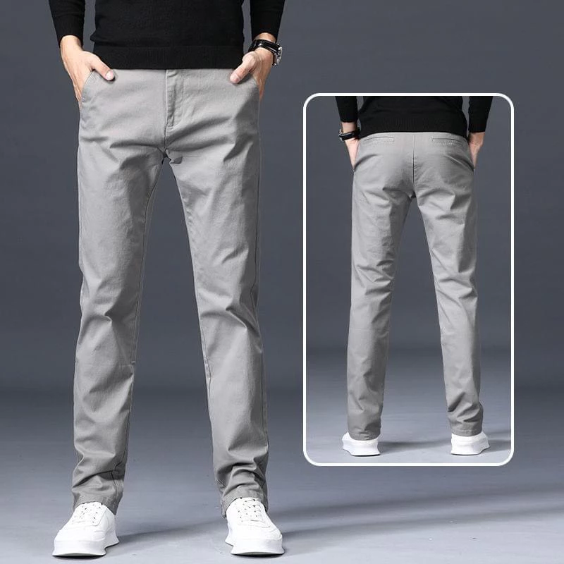 Quần kaki nam quần dài nam vải kaki co dãn cao cấp phom slimfit ôm nhẹ trẻ trung