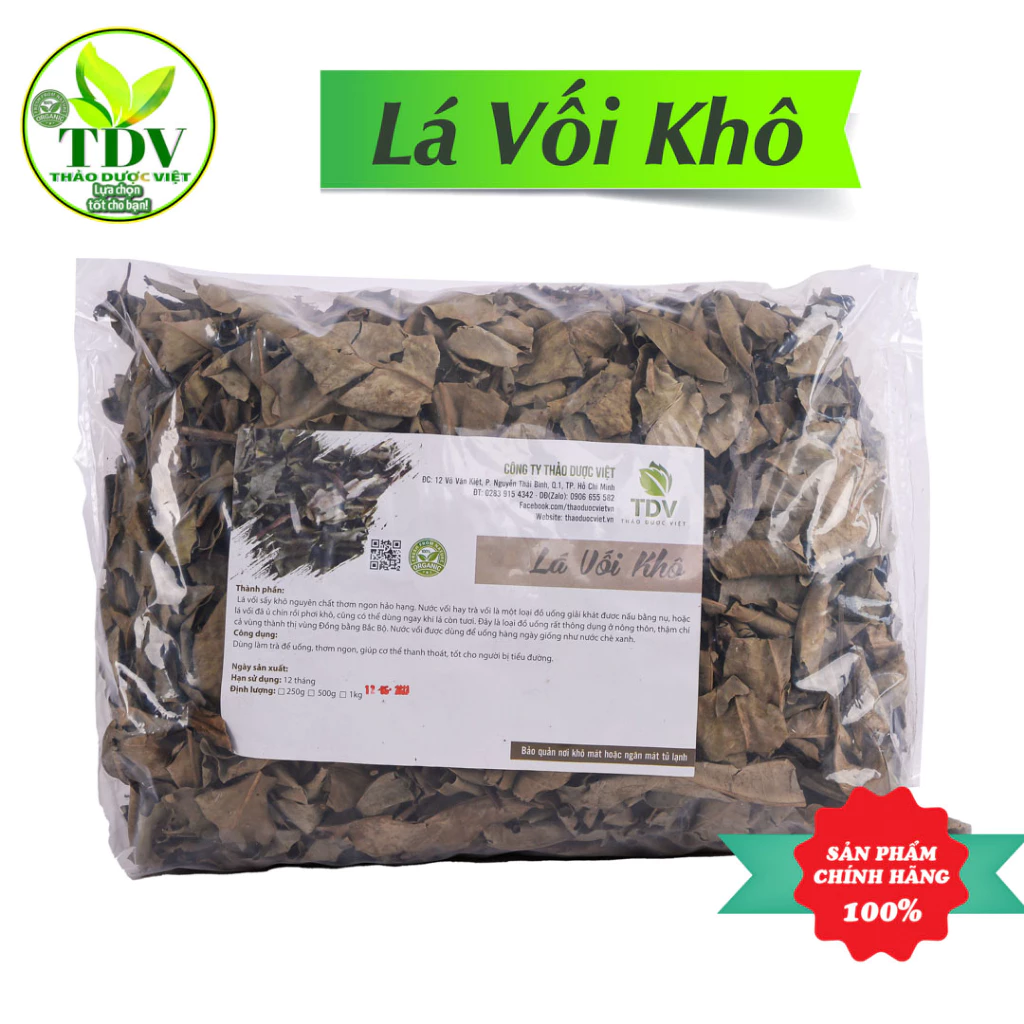 500g Lá Vối Nếp khô ổn định đường huyết - Hàng công ty Thảo Dược Việt