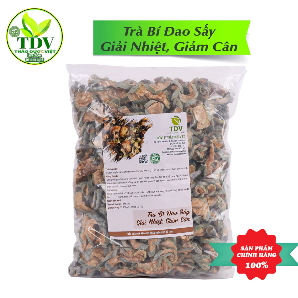 1KG BÍ ĐAO KHÔ-GIẢI NHIỆT-GIẢM CÂN LOẠI 1 - HÀNG CÔNG TY THẢO DƯỢC VIỆT