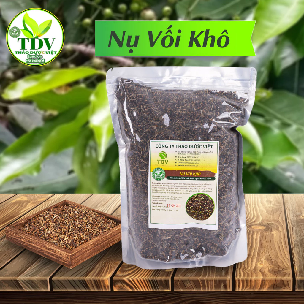 1kg Nụ Vối Bắc Ninh sấy khô nguyên chất tốt cho sực khỏe - hàng công ty Thảo Dược Việt