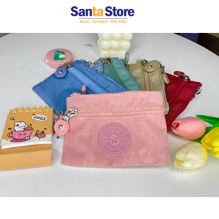 Ví nữ mini cầm tay nhỏ gọn nhiều ngăn xinh xắn dễ thương chất liệu KIPLING tại SANTA STORE(ảnh thật)