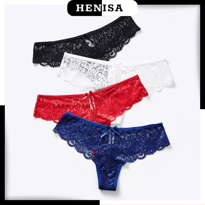 Quần Lót Nữ Ren Mềm Mại Sexy HENISA - Quần Chip Lọt Khe Ren Quyến Rũ Mã 519