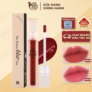 Son Kem Siêu Lì, Lên Màu Siêu Chuẩn, Mịn Mượt Lâu Trôi Merzy The Watery Blur Tint 4ml