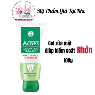 Gel rửa mặt kiểm soát nhờn ngăn ngừa mun Acnes Oil Control Cleanser 100g