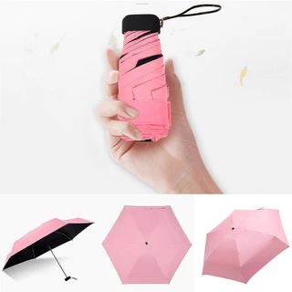Ô Dù Mini để túi siêu gọn che nắng mưa khi đi du lịch, đi học. Ô gấp gọn nhỏ ngắn cao cấp chống tia UV tuyệt đối