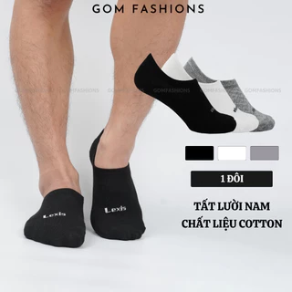 Vớ lười nam cao cấp LUXIS, chất liệu cotton mềm mại hút ẩm khử mùi hiệu quả  -LUXIS-S08