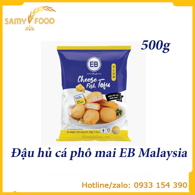 [Tokbokki.com] Cá Viên Đậu Hủ Phô Mai EB Cheese Tofu Malaysia