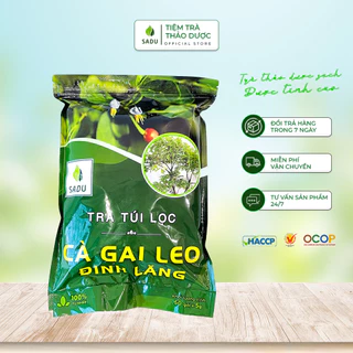 Trà túi lọc cà gai leo đinh lăng Sadu 250gr