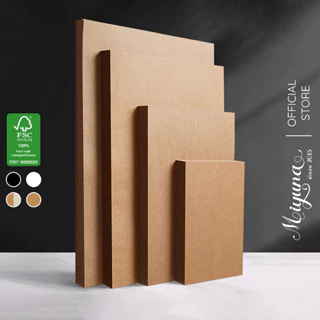 10 Tờ Giấy Kraft MIYUNA - A3 A2 - 220gsm chất lượng Châu Âu, Craft Paper, Brown Thicked Kraft Paper, Hard Kraft Paper