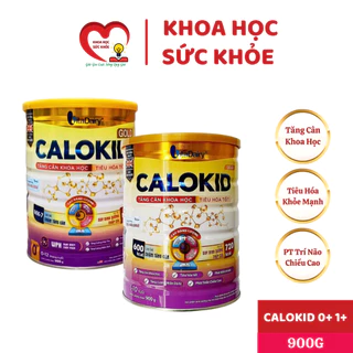 Sữa Calokid Gold 0+ 1+ 900g Date Mới Tăng Cân Chiều Cao Trí Não Miễn Dịch Trẻ Suy Dinh Dưỡng Thấp Còi khoahocsuckhoe