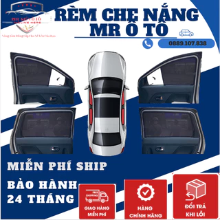 RÈM CHE NẮNG LOẠI 1 MR Ô TÔ 🍀 FREE SHIP🍀  Bộ 4 Tấm 4 Cánh Cửa Cho Các Dòng Xe. Bảo Hành 24 Tháng