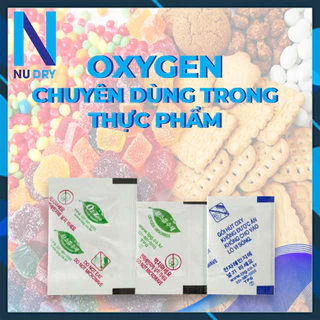 Gói hút ẩm Thực phẩm NUDRY Oxygen 30cc dùng cho Bánh Trung Thu các loại bánh cá khô chống ôi thiu