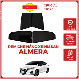 Rèm Che Nắng Xe Nissan ALMERA Loại 1 Mr.OTO. Bảo Hành 24 tháng. Cam Kết Chuẩn Khít Theo Xe