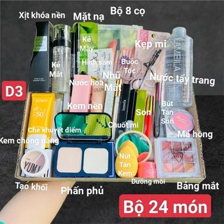 [Được Kiểm Hàng]Bộ trang điểm đầy đủ 24 món set makeup dành cho người mới makeup