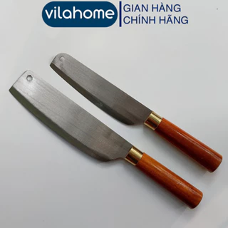 Dao Thái Vilahome, Dao Thái Rau Củ Quả Chất Liệu Thép Không Gỉ, Cầm Chắc Tay Sắc Bén Bền Đẹp