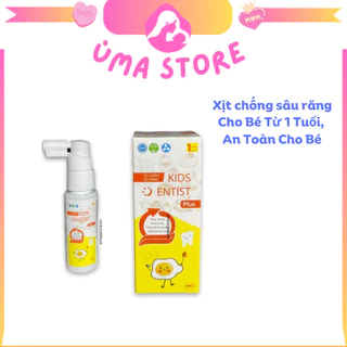 Xịt Chống Sâu Răng KIDS DENTIST PLUS Cho Bé Từ 1 Tuổi, An Toàn Cho Bé Nuốt Được