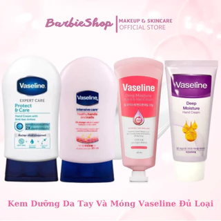 Kem Dưỡng Da Tay Và Móng Vaseline Healthy Hands And Nails  [85ml-60ml-80ml]