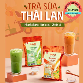 Trà Thái xanh, đỏ hoà tan Savo - Gói 600gr