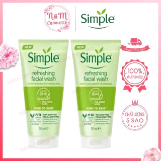 Sữa rửa mặt Simple 150ml Mẫu mới