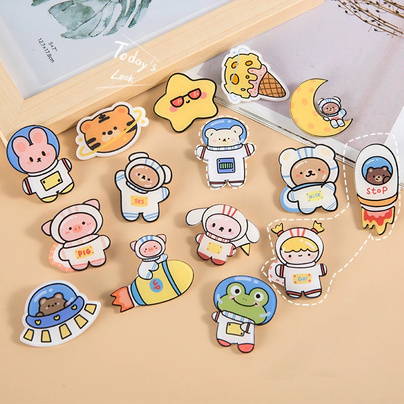 SET10 Ghim Cài Quần Áo Balo, Huy Hiệu Pin Cài Cặp Nhân Vật Anime Cute đồ 1k free ship