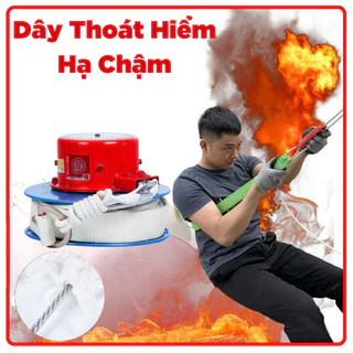 Bộ Dây thoát hiểm nhà cao tầng ĐIỆN LỢI tự động hạ chậm nhà cao tầng dùng khi có cháy nổ tại chung cư