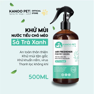 Xịt khử mùi nước tiểu KANOO PET, khử mùi chậu cát chó mèo giúp khử tận gốc mùi hôi khai, hỗ trợ pet đi vệ sinh đúng chỗ