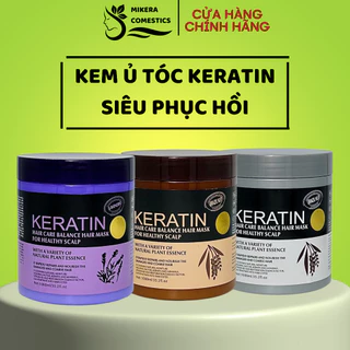 Kem ủ tóc KERATIN COLLAGEN 1000ML LAVENDER BRAZIL NUT - Ủ hấp tóc cung cấp dưỡng chất KERATIN hương thơm tự nhiên UT01