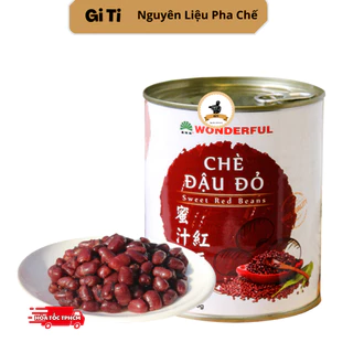 Chè Đậu Đỏ Wonderful Lon 900gr