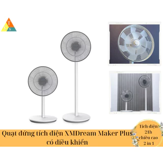 Quạt đứng thông minh  Dream Make  Feel Fan plus tích điện sử dụng 21 tiếng (tùy chế độ)