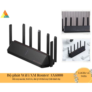 Bộ phát Wifi Router XM AX6000 AIoT Wifi 6 6000Mbps , 4K QAM