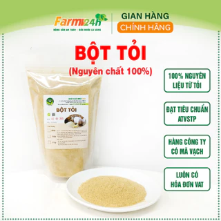 Bột tỏi nguyên chất 100%, gia vị cho các món ngon thêm đậm đà, 100 tự nhiên, không chất phụ gia, giá tốt I Farm24h