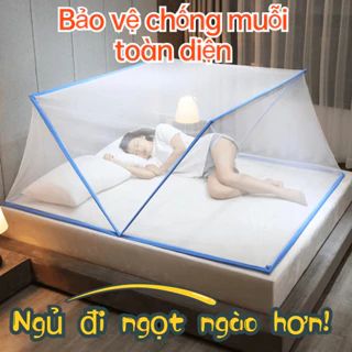 Màn chống muỗi gấp không cần lắp đặt, màn chống muỗi di động gia đình, màn chống muỗi gấp thông minh, màn chống muỗi gấp