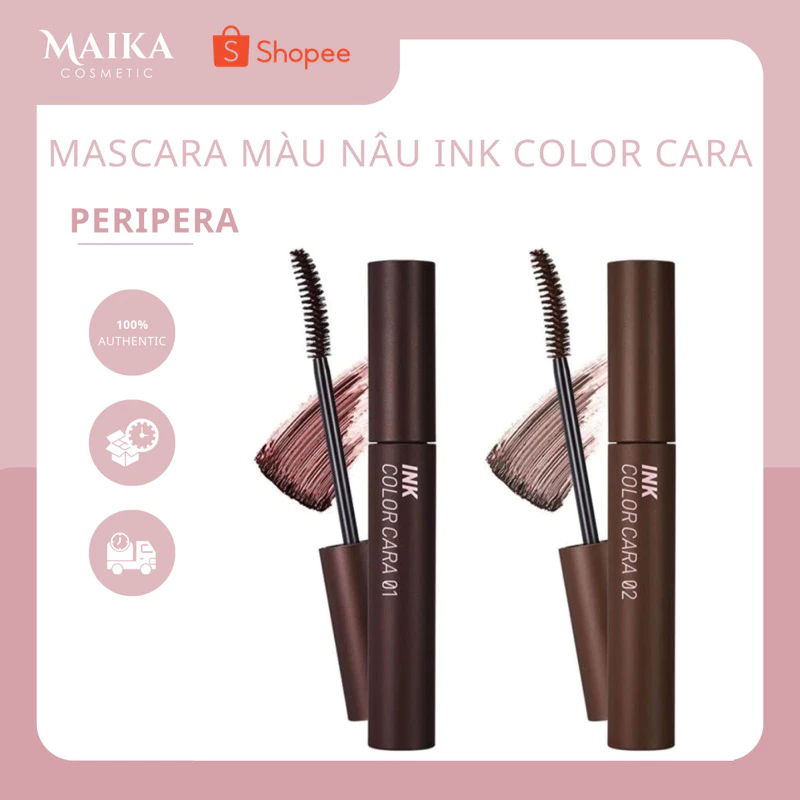 (Mã NSF020280 giảm 80K) MASCARA PERIPERA INK COLOR CARA