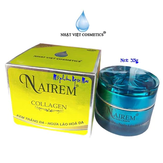 Kem trắng da ngừa lão hóa da Nairem Collagen cao cấp 35g Nhật Việt Cosmetics