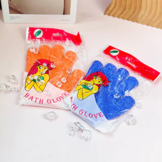 [Lẻ 1 cái] Găng Tay Tắm Bath Gloves Tẩy Tế Bào Chết Body