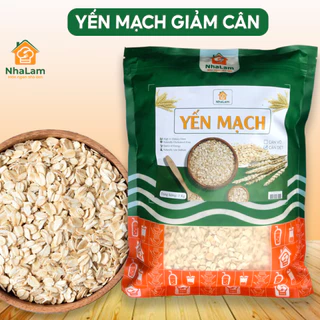 Yến Mạch Giảm Cân Cán Dẹt & Cán Vỡ Ăn Kiêng Tiện Lợi SAKO