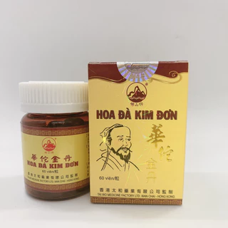 Hoa Đà Kim Đơn - Chính Hãng Hộp 60 Viên Loại 1 - Cải Thiện Đau Nhức Mỏi Xương Khớp