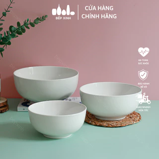 Tô canh kiểu Hàn trắng trơn - Sứ Minh Châu