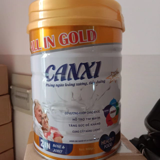 Sữa canxi cho người già All IN Gold ngừa loãng xương, tiểu đường lon 900g
