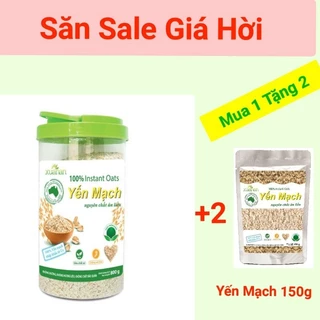 Yến Mạch Úc Nguyên Chất Xuân An Hủ 800g ( 2 Hộp 400g) Tặng Kèm 2 Gói YM 150g