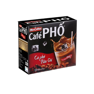 Cà phê Phố, Cà Phê sữa đá, Cafe hòa tan