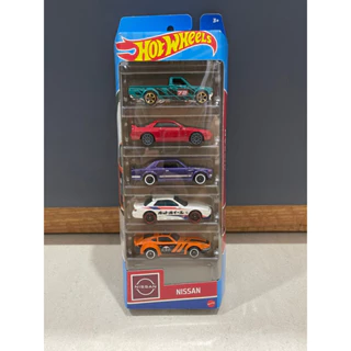 Xe mô hình đồ chơi Hotwheels 1:64 - PACK 5 - Nissan