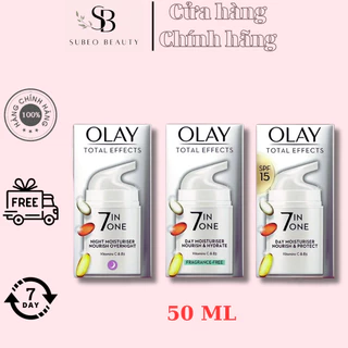 Kem Dưỡng Olay Total Effects 7 In 1 Ngày,Đêm,Không hương liệu dưỡng da, tái tạo và làm đẹp da, chống lão hóa