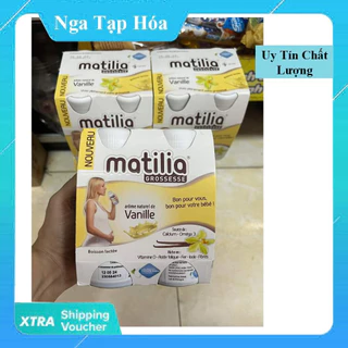 Sữa bầu Matilia pháp vị socola/vani (4 hộp x 200ml)
